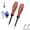 Red, variant on 2-in-1 Digital Display Voltage Tester Screwdriver(2pc), Non Contact Voltage Testers with LCD Display, AC/DC 12V-240V Circuit Detector Pen, Electrical Outlet Tester Flathead Tool for Home Repair