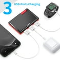 thumbnail image 5 of VogDUO, 30W USB Slim Wall Charger, Foldable plug, 0.5-inch thick, 3 USB ports, Black, 5 of 7