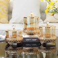thumbnail image 3 of Luxury Gold-Plated Glass Candy Jar with Lid, Elegant Nut Storage Container, Decorative Home Ornament for Snacks & Treats, 3 of 7