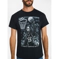 thumbnail image 4 of Ghost Face B-Ball Men's & Big Men's Graphic Tee Shirt, Sizes S-3XL, 4 of 5