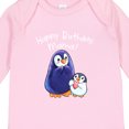 thumbnail image 4 of Inktastic Happy Birthday, Mama- Cute Penguins Boys or Girls Long Sleeve Baby Bodysuit, 4 of 5