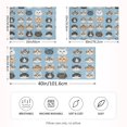 thumbnail image 2 of Yayeee Pillowcase Standard Size Set of 2 Satin Wrinkle Resistant Envelope Pillow Case, Vibrant Cute Cat, 2 of 8