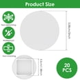 thumbnail image 2 of 20Pcs Plant Spacer Cover Spacer Lid Cap Hydroponic System Plastic Cover for yPod Reusable Hydroponic Pod Cap Indoor Gardening Accessories for Grow Cube,Platform Spacers Kit, 2 of 11