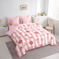 thumbnail image 2 of Erosebridal Girls Pink Ribbon Bow Twin Bedding Sets 7-Piece,Ocean Seashell Starfish Bedding Comforter Set for Teens Women,Pink Reversible,Microfiber Bedroom Decor, 2 of 6