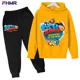 thumbnail image 3 of Conjuntos de sudadera y pantalones con capucha para niños de 4 a 14 años de Super Zings, ropa nueva de otoño para bebés, sudadera informal para niños pequeños, ropa para niños, 3 of 5