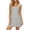 Gray, variant on Lenpel Womens Nightgown with Built in Bra Soft V Neck Sleeveless Tank Mini Dresses Comfy Color Block Pajama Dresses