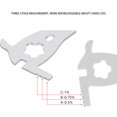 thumbnail image 2 of Indicateur de Perte d'Usure de la Chaîne de Vélo en Acier Inoxydable Jauge 3-en-1 Multitool, 2 of 9