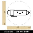thumbnail image 2 of Kawaii Mechanical Pencil Teacher School Self-Inking Rubber Stamp Ink Stamper - Black Ink - Medium 1 Inch, 2 of 7