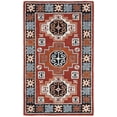 thumbnail image 2 of Safavieh Heritage Diarmait Floral Wool Area Rug, Red/Black, 3' x 5', 2 of 11