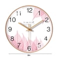 thumbnail image 3 of Gnmfd Wall Clock Silent Non-Ticking Battery Operated 8 Inch Quartz Decorative School Office Home Kitchen Bedroom Easy Read Modern Arabic Numerals Timepiece Living Room Decor, 3 of 8