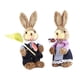 thumbnail image 1 of 2 figuras de conejo de Pascua, regalo de Pascua, linda estatua decorativa de conejo de paja. Estilo C, 1 of 7