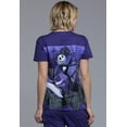 thumbnail image 3 of Tooniforms Prints Scrubs Top for Women V-Neck TF639, XS, R.I.P., 3 of 7