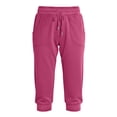 thumbnail image 6 of OVAFBAU Women's Capris Pants Yoga Workout Leggings Mid Waist Drawstring Jogger 7/8 with Pockets Casual Wear Pants, 6 of 8