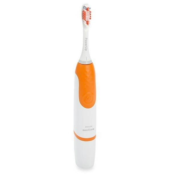 Sonicare PowerUp Toothbrush HX3631/103 (Orange) Alkaline Battery
