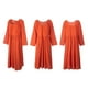 thumbnail image 3 of Vestido holgado de manga larga con bolsillos Vintage Plus Size Casual Boho Holiday Dress MABOTO Vestido de mujer, 3 of 6
