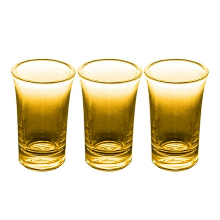 

Flash Sale Fieroe Acrylic Stemless Wine Glasses and Water Tumblers Made of Shatterproof Plastic Clearance Acrylic Cup Set (3 Pieces) Yellow Glass&Bottle Kitchen Cups