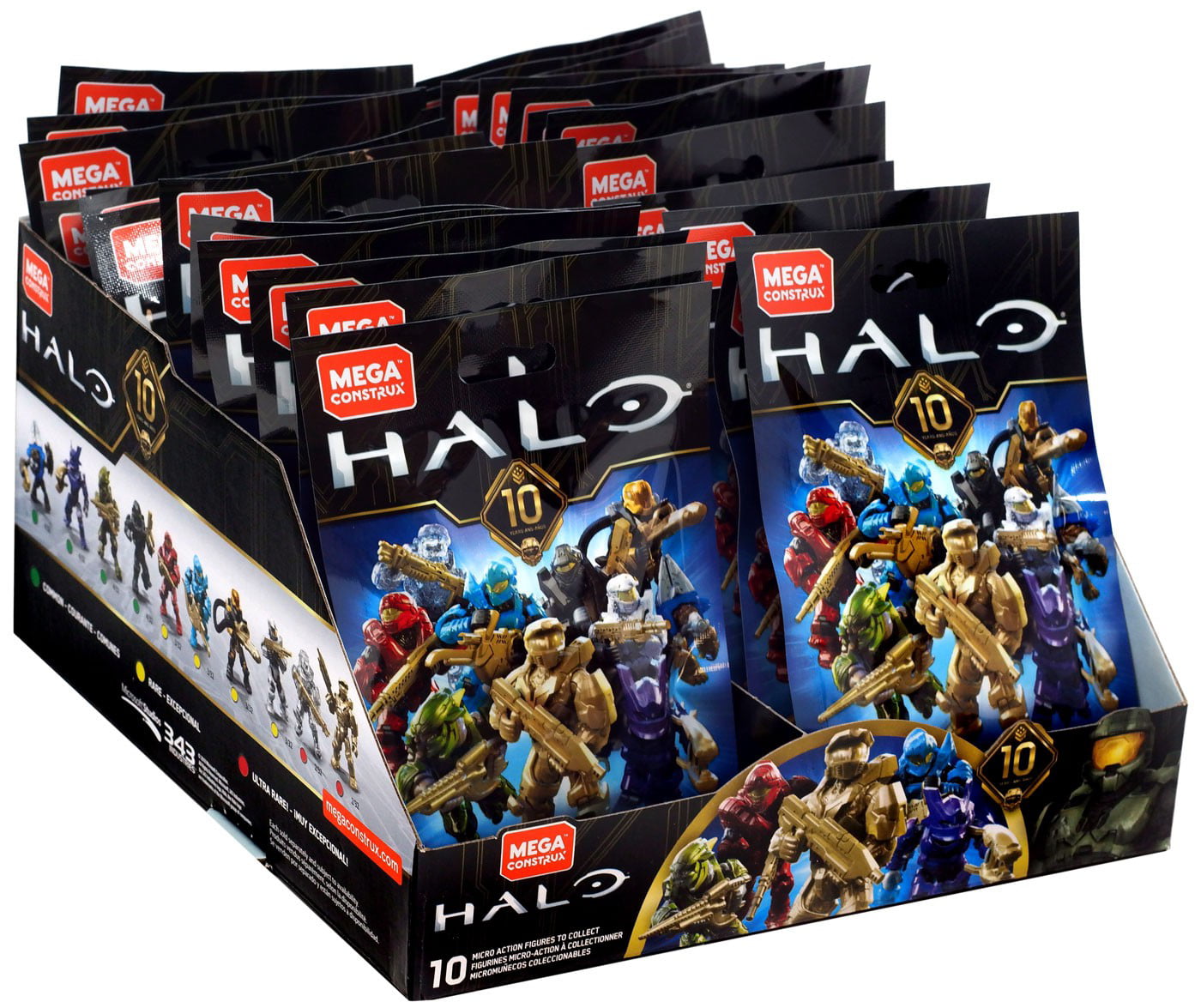 :D JV Halo Mega Construx 10th Anniversary Series Mystery Pack Free Shipping 