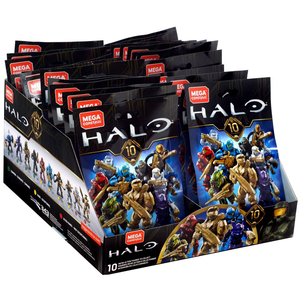 Halo Mega Construx 10th Anniversary Series Mystery Box [32 Packs
