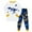 D4-Yellow, variant on CAUYDY Child Boy Fall Winter Pajamas Clothes for Kids 5T 6T 7T 8T 9T 10T Long Sleeve T-Shirt Elastic Waist Pants 2PCS Soft Set Boys Sleepers Sizes 6-7 Years,Dark Gray