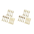 thumbnail image 3 of Redempat Plastic Forks Spoons Knifes Silverware Party Decor Golden 18.5cm 2Set, 3 of 6