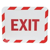 Tarifold Sign Holder,Adhesive,Exit,PK2 P194993EX