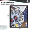 thumbnail image 4 of Stupell Industries Coastal Oysters on Ice Black Floating Frame Canvas Art, 17 x 21, by Rachel Nerney, 4 of 8