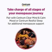 Centrum Menopause Support Complete Womens Multivitamin Supplement With Vitamin for Hot Flash Support, Tablets, 30 Count