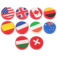 thumbnail image 5 of FRCOLOR 50 PCS Vibration Dampeners Silicone Tennis Dampener National Flag String Absorber Accessory for Tennis Beginners, 5 of 8
