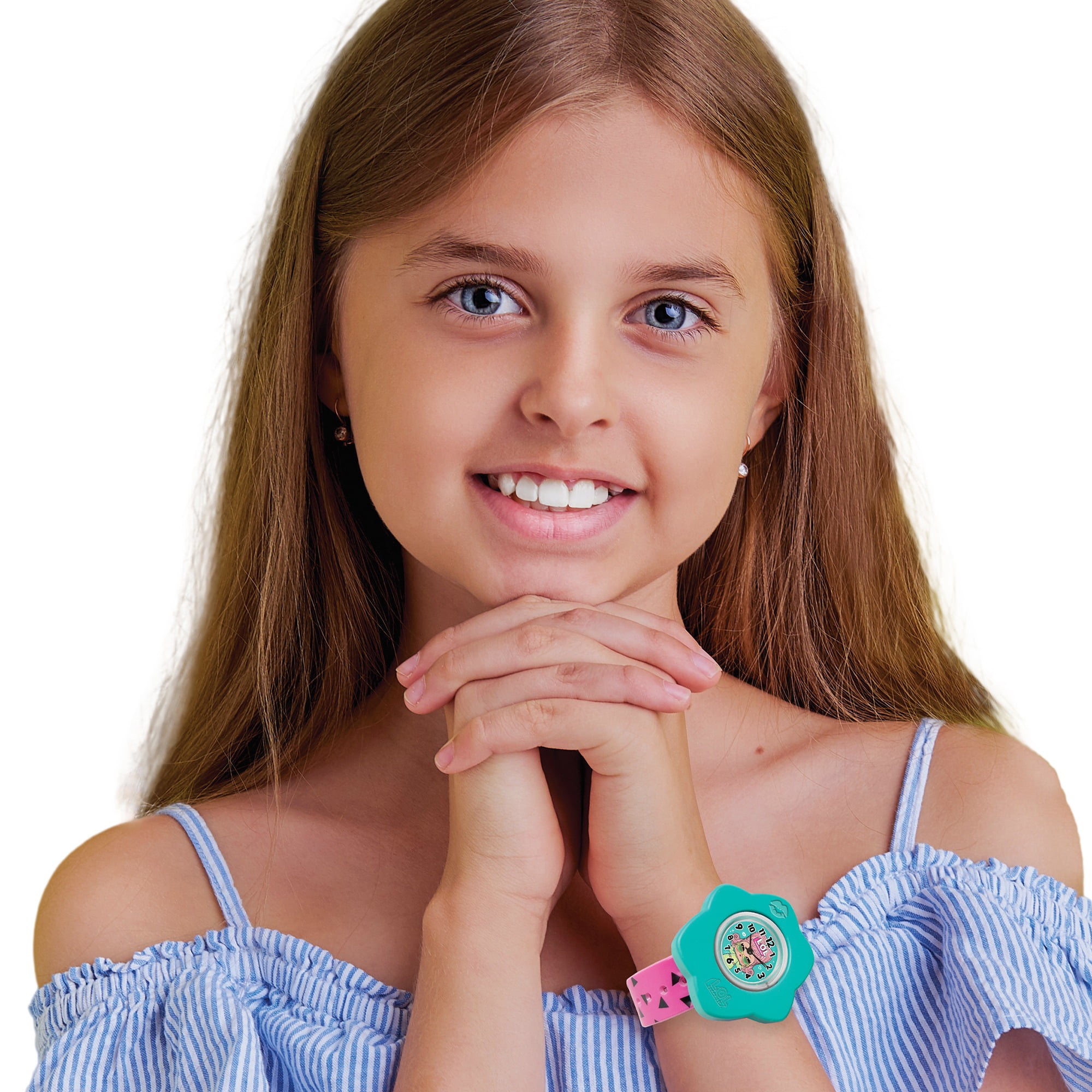 Lol Surprise: 7 Day Fashion Watches - Mix & Match Styles, Digital, New Look Every Day, DIY Jewelry Craft Kit, Green-Pink-Purple-Patterns, Kids Ages 3+