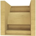 thumbnail image 4 of 12"W x 12"D x 12"H Wide Alma Rough Cedar Woodgrain TimberThane Corbel, Primed Tan, 4 of 6
