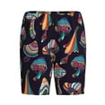 thumbnail image 4 of Wukai Mushroom Doodle Men’s Short Pajama Pants With Pockets Soft Sleep Pj Shorts for Men-X-Large, 4 of 6