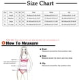 thumbnail image 3 of Traje de Baño de Mujer Rosa Bikini Traje de Baño de Dos Piezas con Correa de Espagueti, Ropa de Playa de Cintura Alta, 3 of 6