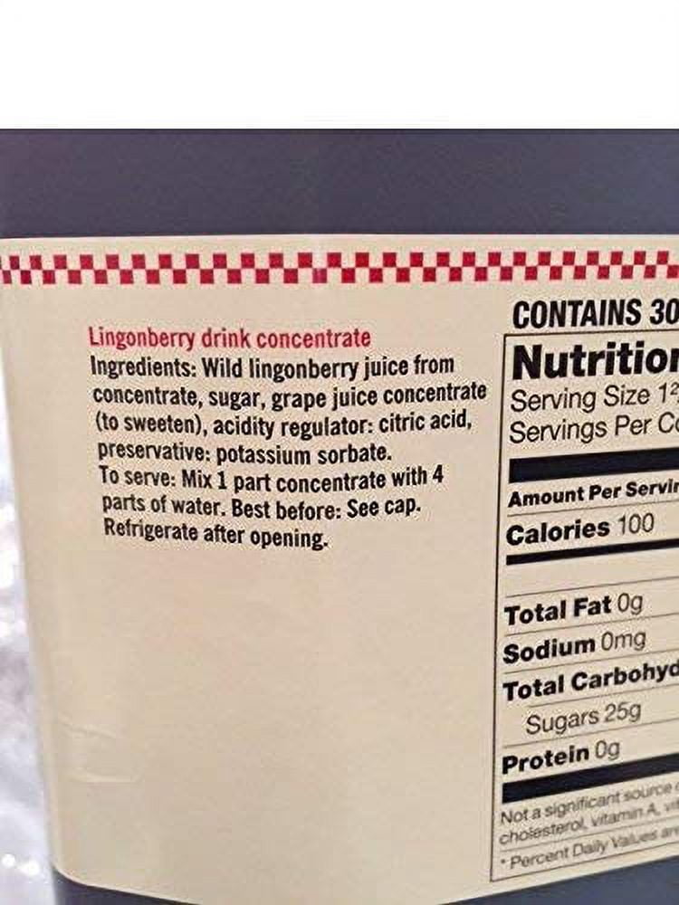 Hafi Lingonberry Drink Concentrate 2.5 Litres