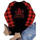 thumbnail image 4 of Ichuanyi liquidación de moda mujer mosaico navidad navidad cubeta de manga larga camiseta imprimir otoño blusa tops ICHUANYI WER202308240209, 4 of 5