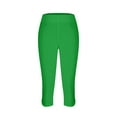 thumbnail image 5 of Bovemsi Women's High Waisted Yoga Capris Leggings 2025 Cutout Lightweight Cozy Cropped Pants Solid Soft Pajams High Waisted Leggings, 5 of 5