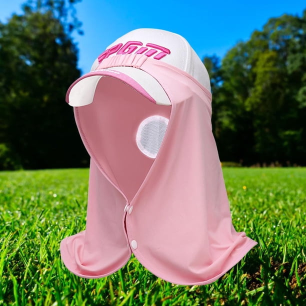 Mascarilla para el cuello, bufanda de golf, tela de protección UV, cubre máscara, pasamontañas, pañuelo para correr, senderismo, sombrero transpirable Rosado Baoblaze Bufanda para cubrir la cara