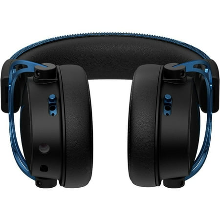 HyperX - Cloud Alpha S Wired 7.1 Surround Sound Gaming Headset for PC, PS5, and PS4 with Chat Mixer and Adjustable Bass - Blue/Black