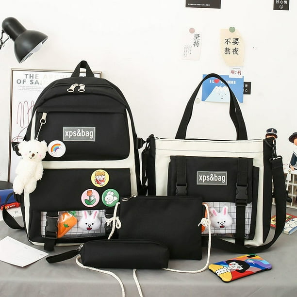 Crazy Bag para niñas de gran capacidad canvas campus mochila