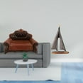 thumbnail image 2 of Combinación De Modelo De Sofá En Miniatura Y Estatua De Velero Para Crear Micropaisajes únicos Y Decorar La Sala De Estar., 2 of 8