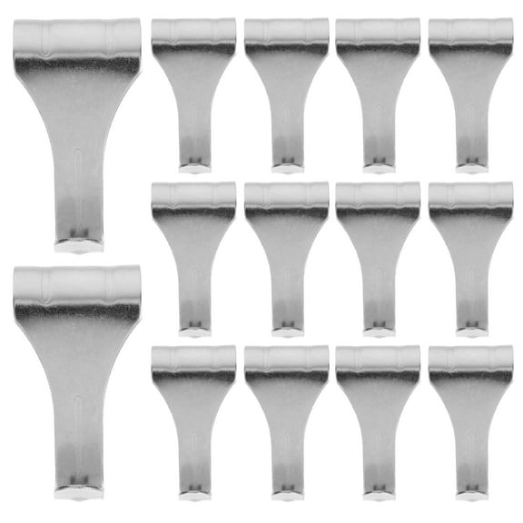 FRCOLOR picture hooks Picture Molding Hook 20Pcs Heavy Duty for Picture Rails Zinc Alloy Picture Rail Hanging Hooks,2.17"X1.18"X1.18"