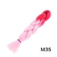 thumbnail image 2 of Xihbxyly Extensiones de Cabello Trenzado de 24 Pulgadas, Fibra Sintética de Alta Temperatura, Cabello Trenzado Preestirado, Liviano y Cómodo, Ideal para Trenzas y Pelucas, Peinados de Bricolaje, Fies, 2 of 4
