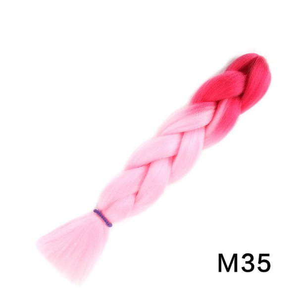 Xihbxyly Extensiones de Cabello Trenzado de 24 Pulgadas, Fibra Sintética de Alta Temperatura, Cabello Trenzado Preestirado, Liviano y Cómodo, Ideal para Trenzas y Pelucas, Peinados de Bricolaje, Fies