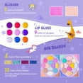 thumbnail image 2 of Tomons Kit de maquillaje para niños para niña princesa, juguete cosmético lavable real, juego de belleza con espejo, juguetes de cumpleaños no tóxicos, regalo para niñas de 3, 4, 5, 6, 7, 8, 9 y 10 añ, 2 of 6