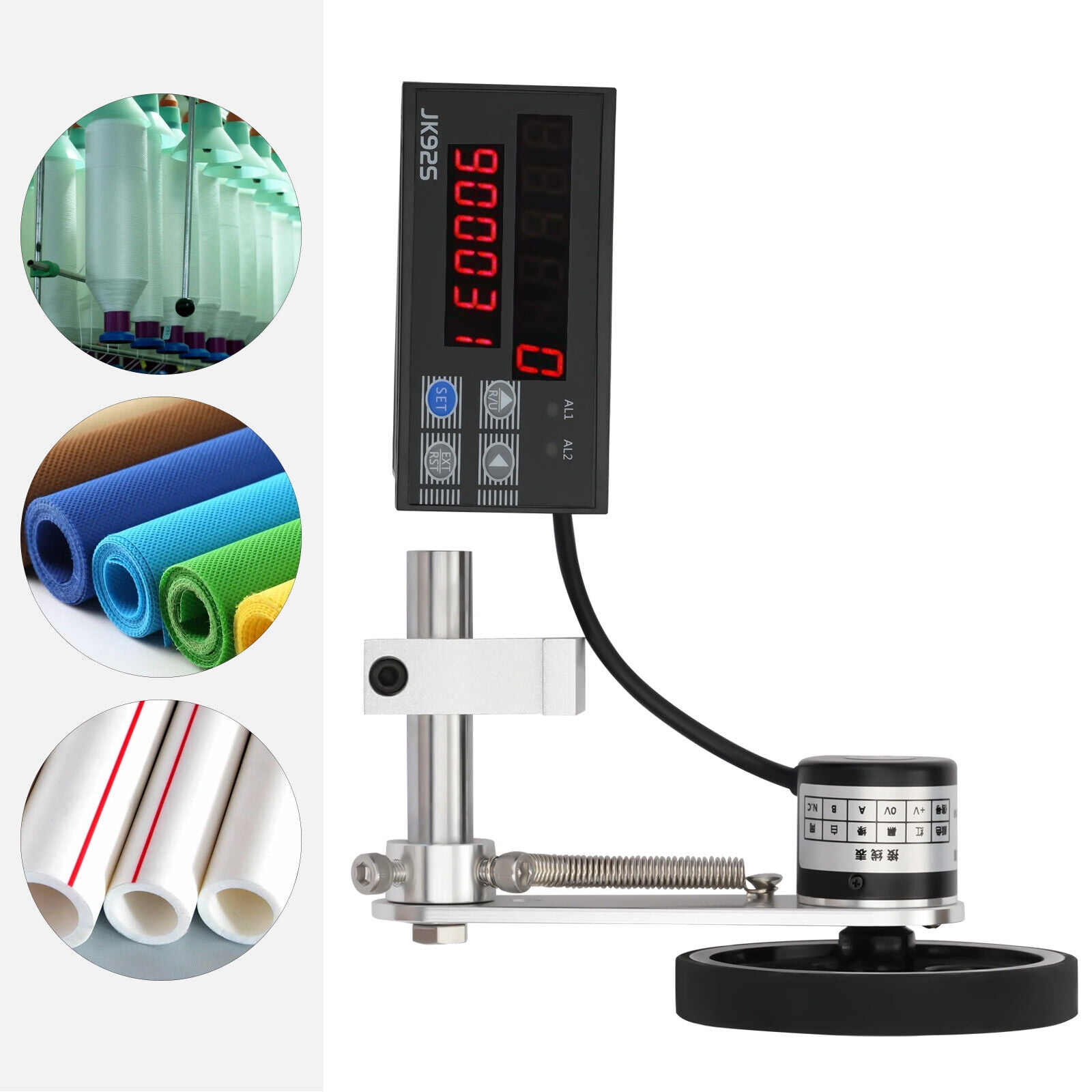 Miumaeov Professional Digital Length Meter Counter Mechanical Length