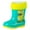 Green, variant on PEASKJP Girls Duck Boots Lightweight Waterproof Kids Infant Rainboots, Green 20