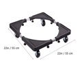 thumbnail image 2 of HOMEMAXS  Appliance Rollers Refrigerator Base Stand Fridge Office Black, 2 of 8