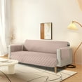 thumbnail image 6 of Sanmadrola 100% Waterproof Sofa Cover Anti Slip Couch Cover Machine Washable Slipcover Leakproof Furniture Protector for Dogs Kids Pets, Light Brown, Sofa, 6 of 9