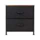 thumbnail image 1 of Buro Para Recamara, Mesa de Noche Auxiliar De Madera MDF Mueble Moderno Con Cajones Para Dormitorio - Color Negro, 1 of 5