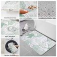 thumbnail image 6 of Green Coastal Bath Mat 3 Piece Bathroom Rug Set, Sea Turtle Nautical Coral Summer Beach Non Slip Bath Rug Contour Mat and Toilet Lid Cover, Absorbent Shower Mats Soft Bath Rugs and Mats Sets, 6 of 8