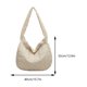thumbnail image 3 of Bolso Mujer Abajo Satchel Casual Sólido Messenger Trabajo Viaje Blanco, 3 of 8